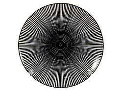 Тарілка мілка №8 d=200мм Космо black (6 шт. в уп) CLW-6 ТМ INTEROS