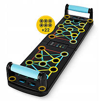 Упори (дошка) для віджимань зі змінним хватом 4FIZJO Push-up Board складна (P-5907739312785), фото 4