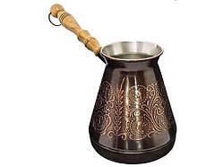 Турка 500мл мідна Зодіак ТМ СЛОВЯНСЬК