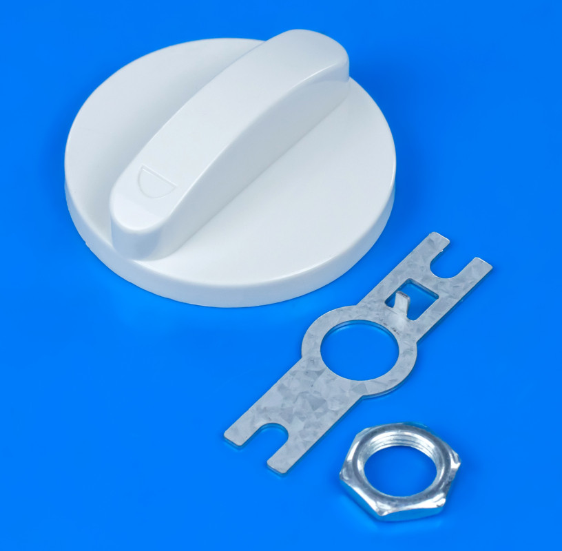 Пластикова ручка з планкою для термостата холодильника, фото 1