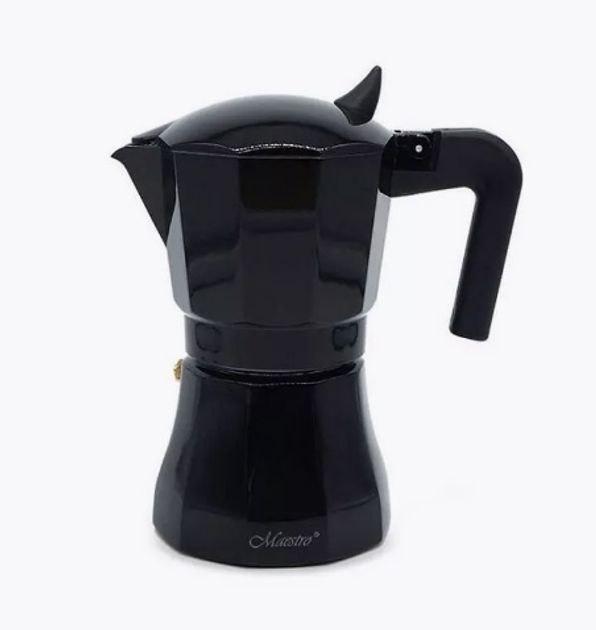 Гейзерна кавоварка Maestro MR1658-3 кавник гейзерного типу 150 мл на 3 чашки, фото 1