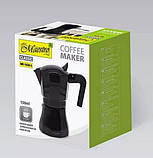 Гейзерна кавоварка Maestro MR1658-3 кавник гейзерного типу 150 мл на 3 чашки, фото 3