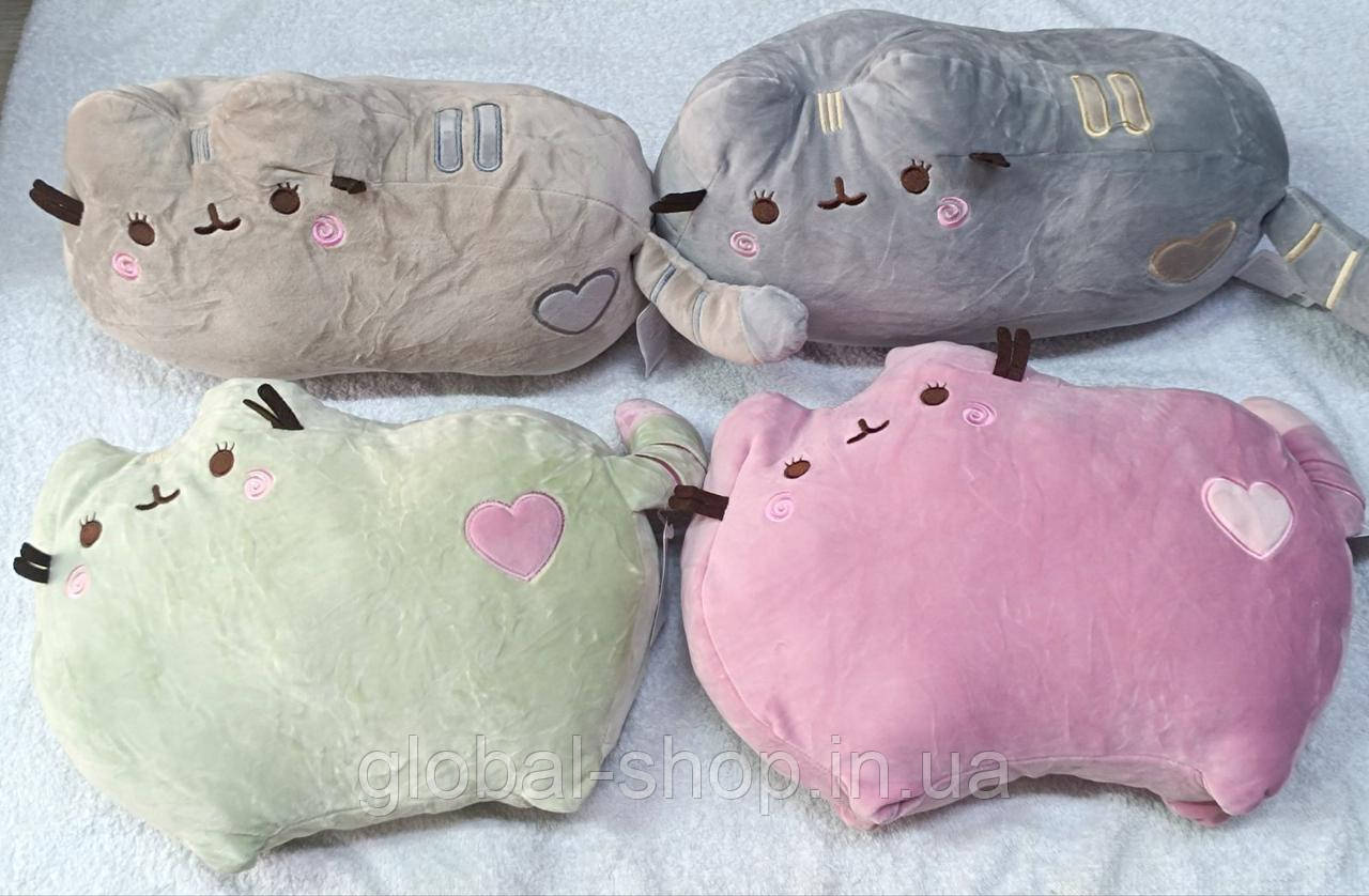 М'яка іграшка подушка кот Пушин 40 см