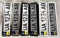 Рамки на номер авто нержавійка