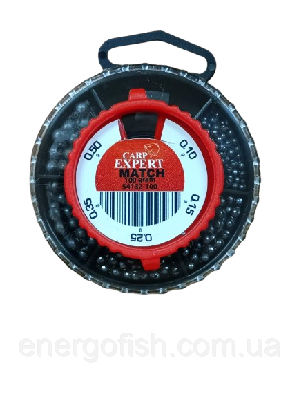 Набір вантажив дріб Match 100г, фото 1