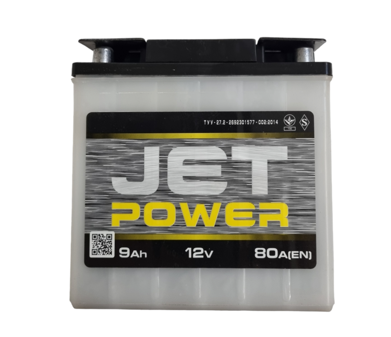 Акумулятор 12 V 9 Ah Jet Power 80a куругла клема