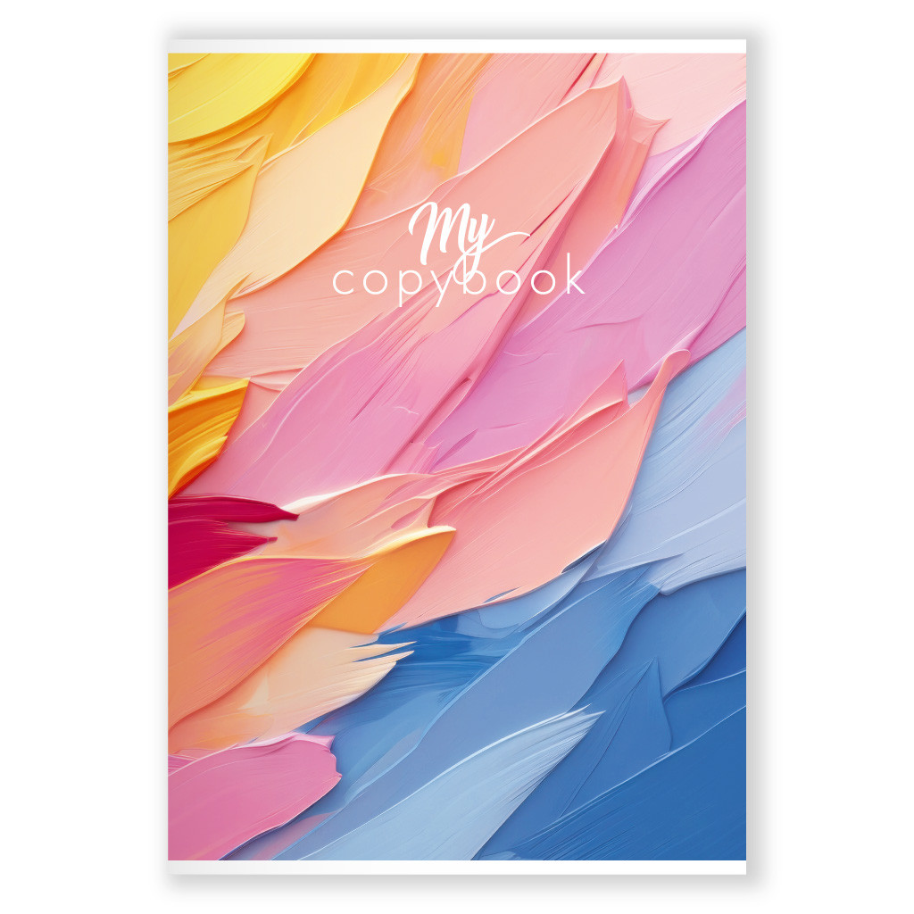 Зошит А4 48 арк скоба клітинка 413 Фарби 1, фото 1