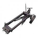 Плуг для мотоблока ZIRKA-61 опорне колесо, довга рама, фото 3