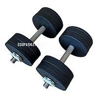 Гантелі збірні металеві сталеві 2 шт по 24кг з порошковим фарбуванням