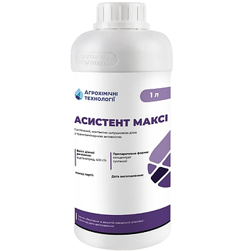 Інсектицид Асистент Максі 1 л (Агрохімічні технології) – потужний інсектицид з ацетаміпридом для ефективного захисту культур