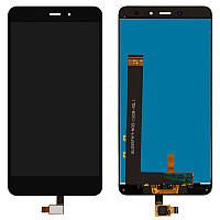 Дисплей (LCD) Xiaomi Redmi Note 4 із сенсором чорний