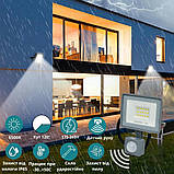 Прожектор світлодіодний з датчиком руху 20w IP65 6500K NORTE, прожектор led 20 вт, фото 2