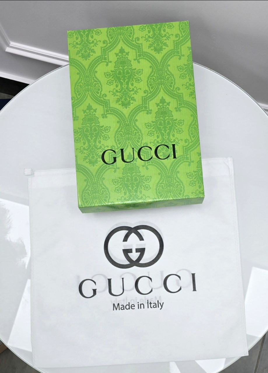 Фірмове паковання Gucci, паковання на подарунок. Подарункова брендова упаковка Гуччі, фото 1