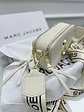 Сумка жіноча Маркбалкс 2в1 молочний Marc Jacobs 2 в 1, фото 2
