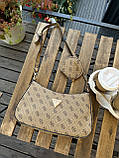 Сумка жіноча Guess Noelle 2в1 бежевий Гес, фото 2