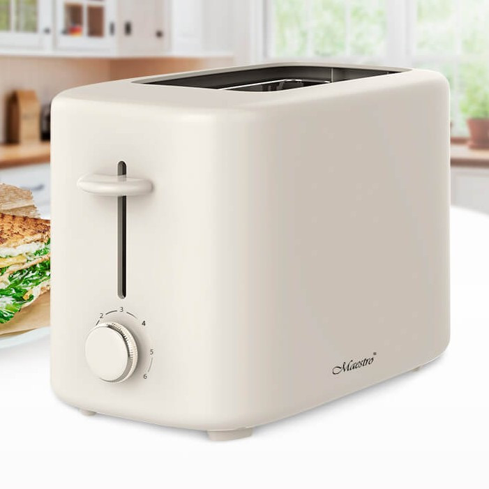 Тостер з можливістю підсмажування товстих скибочок хлібу, Потюжністю 750 Вт Maestro MR-700, фото 1