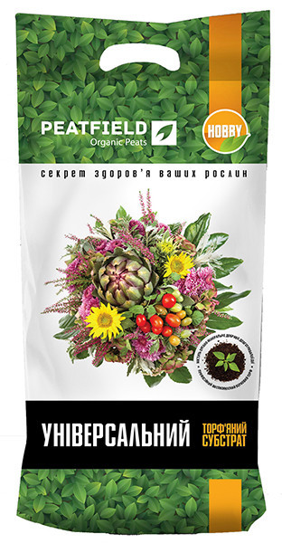 Субстрат універсальний Peatfield 10 л (Пітфілд), фото 1