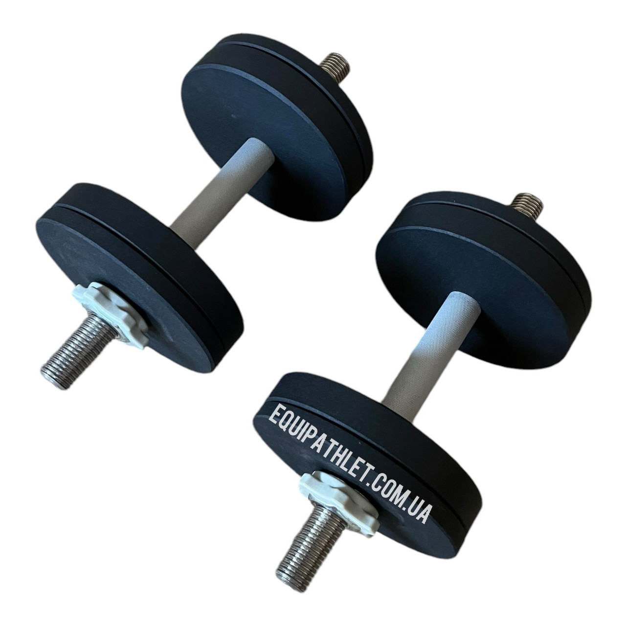 Гантелі збірні металеві сталеві 2 шт по 14 кг з порошковим фарбуванням, фото 1