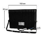 Прожектор світлодіодний 25W IP65 6500K NORTE, led прожектор вологозахищенний, фото 3