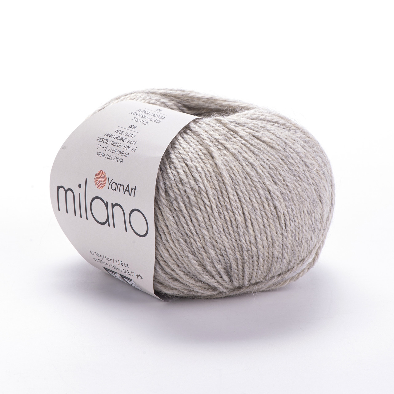 Пряжа YarnArt Milano № 870 бежевий меланж (Ярнарт Мілано), фото 1