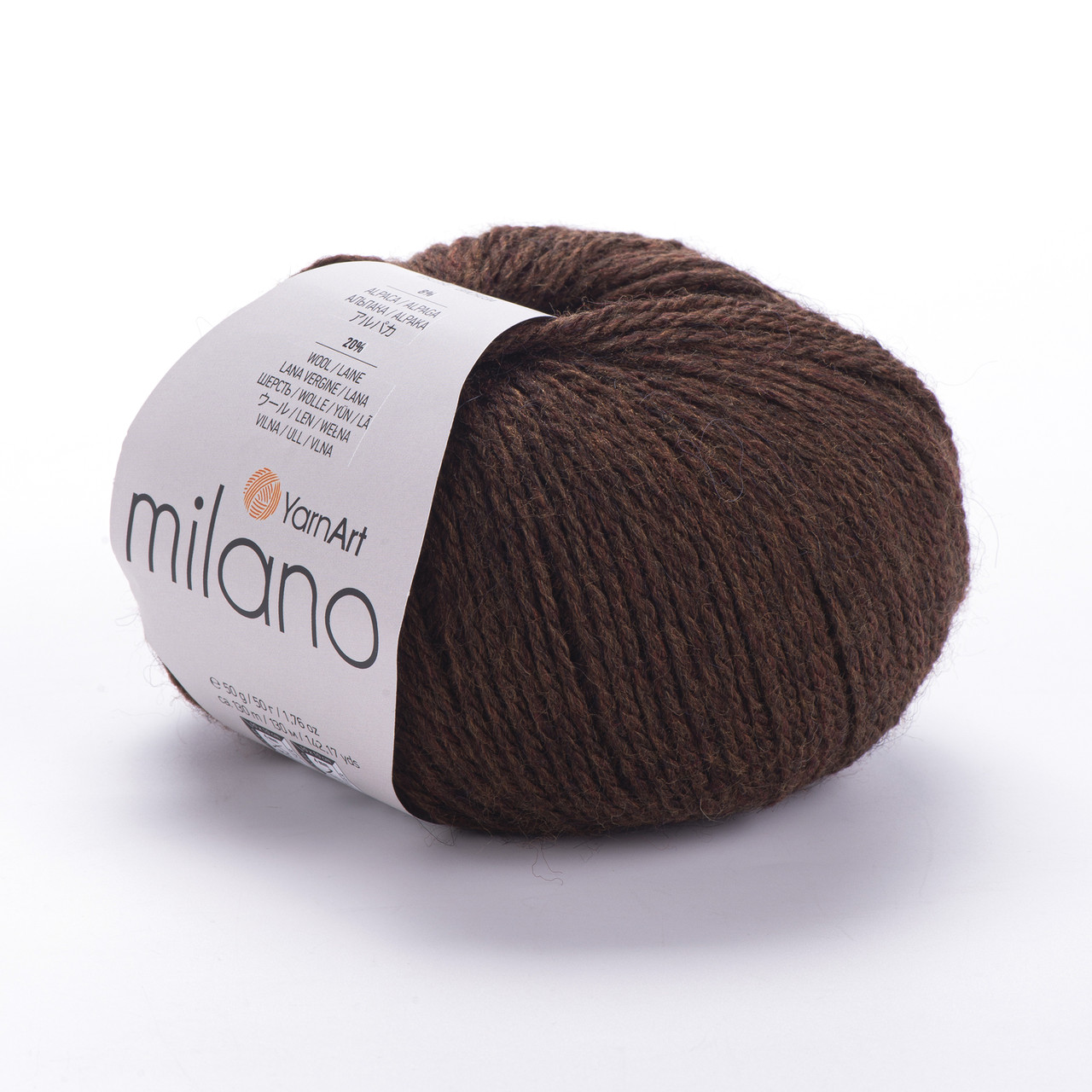 Пряжа YarnArt Milano № 871 коричневий (Ярнарт Мілано), фото 1