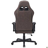 Крісло геймерське шкірзамінник VR Racer Expert Kintaro / Рейсер Кінтаро коричневе, ТМ Амф, фото 2