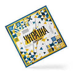 Хустка на голову і шию «Геометрія Свободи. Україна. Geometry of Freedom. Ukraine»