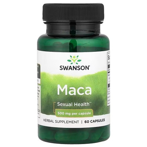 Адаптоген Swanson MACA 500 mg (60 капсул.), фото 1