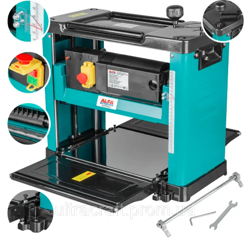 Рейсмусовый станок 2200 Вт AL-FA ALTP330-21 Строгальный станок ...