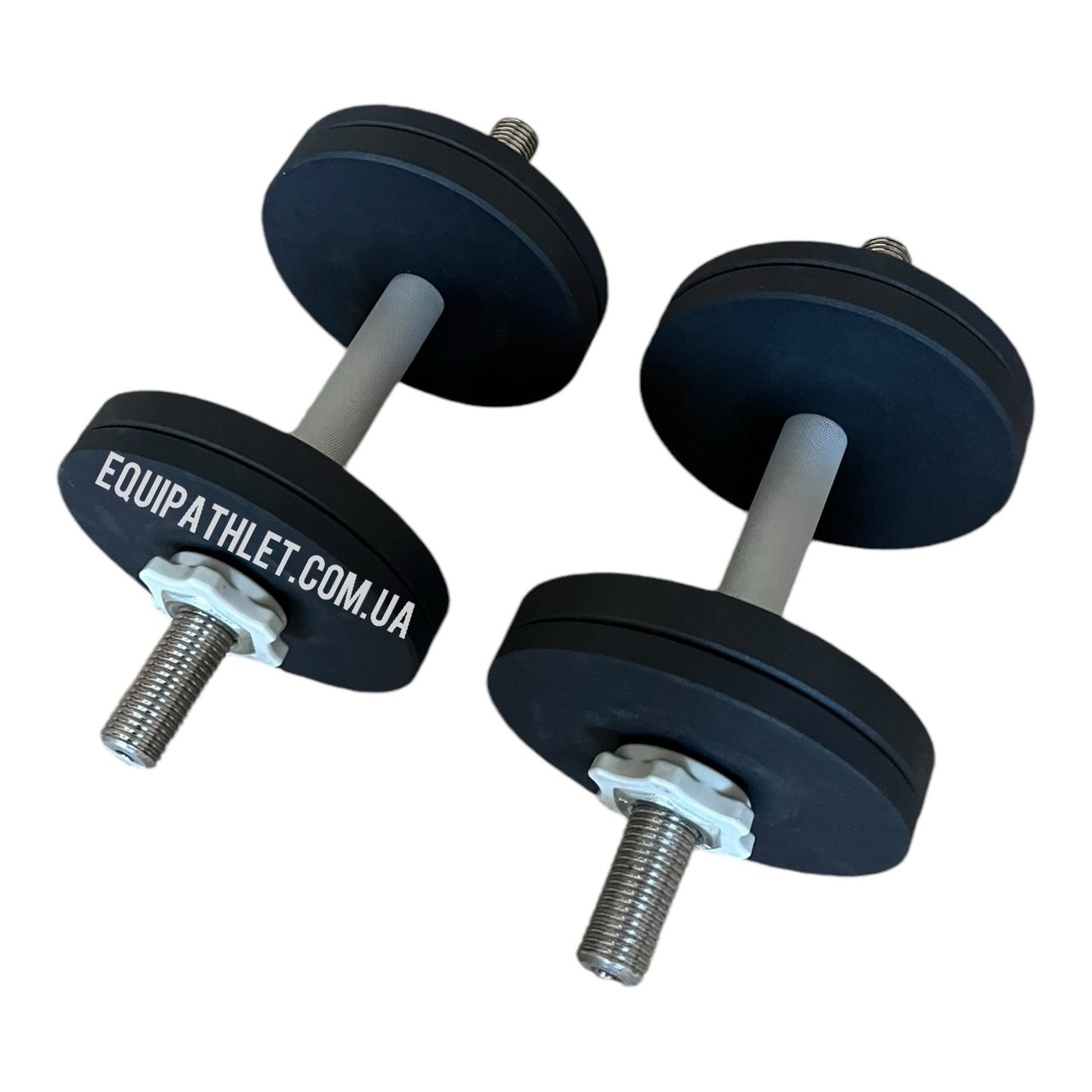 Гантелі збірні металеві сталеві 2 шт по 12 кг з порошковим фарбуванням, фото 1