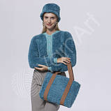 Yarnart MINK (Мінк) № 346/БН чорний (Пряжа синтетична, нитки для в'язання), фото 5