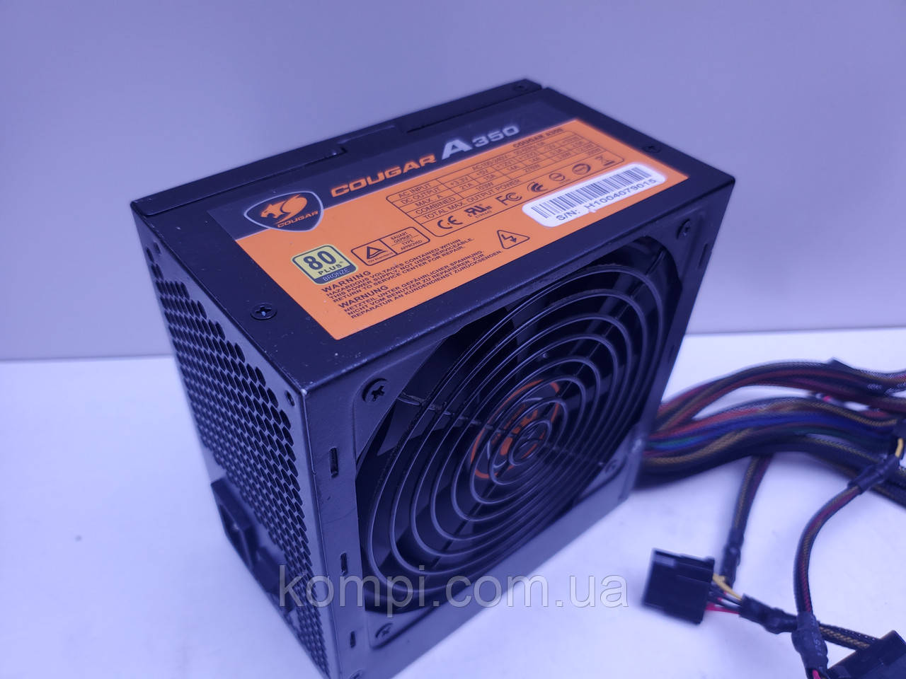 Блок живлення 350W COUGAR (A350,80 PLUS,б/у)