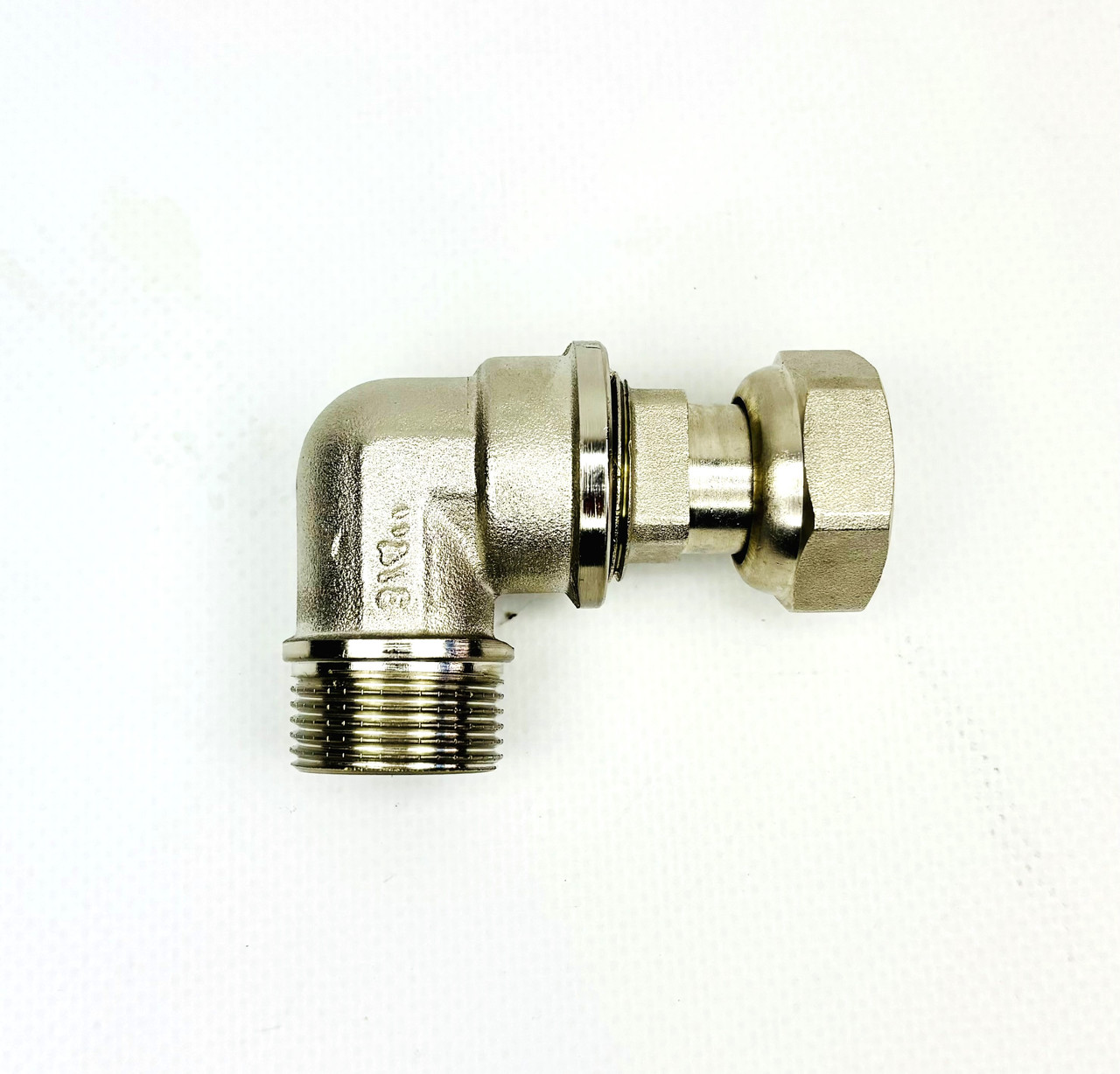 Кутник з НГ 3/4" ЗР нікель BS KVANT