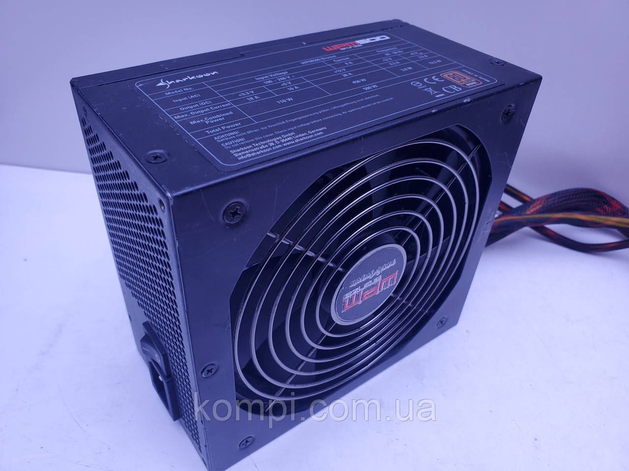 Блок живлення 500W SHARKOON RUSH POWER (WMP-R500M,Modular,б/у), фото 1