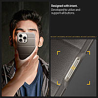 Протиударний чохол Caseology Athlex Mag для Apple iPhone 16 Pro Max, Active Gray, ACS08299, фото 9