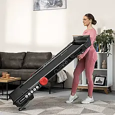 Бігова доріжка електрична Hop-Sport HS-2500LB Aspire чорний, фото 5