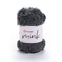 Yarnart MINK (Мінк) № 343 хакі (Пряжа синтетична, нитки для в'язання)