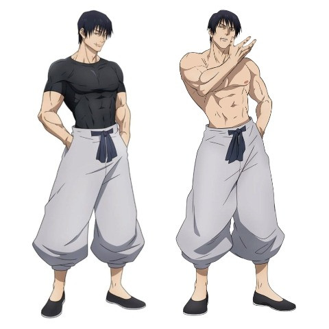 Дакимакура 150 х 50 см Тоджі Фушігуро Магічна Битва Toji Fushiguro, Jujutsu Kaisen Подушка + наволочка двостороння