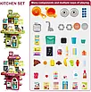 Великий багатофункціональний дитячий набір Кухня супермаркет 83 предмети Все найкраще для ігор у кухаря і продавця, фото 8