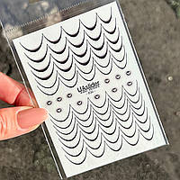 Слайдер для манікюру UASlider Френч 630 (Чорний)