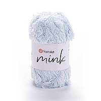Yarnart MINK (Мінк) № 351 блакитний (Пряжа синтетична, нитки для в'язання)