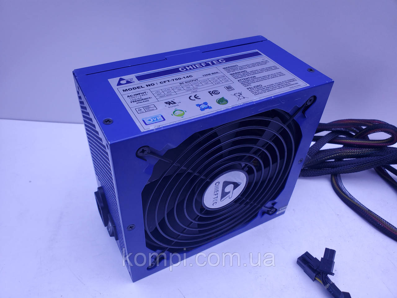 Блок живлення 750W CHIEFTEC (CFT-750-14C, Modular, б/у), фото 1