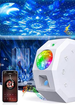 Проєктор зоряного неба Galaxy Projector Light з пультом дистанційного керування 20 режимів