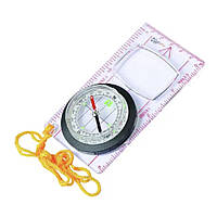 Компас AceCamp Fluorescent Map Compass рідинний, планшетний