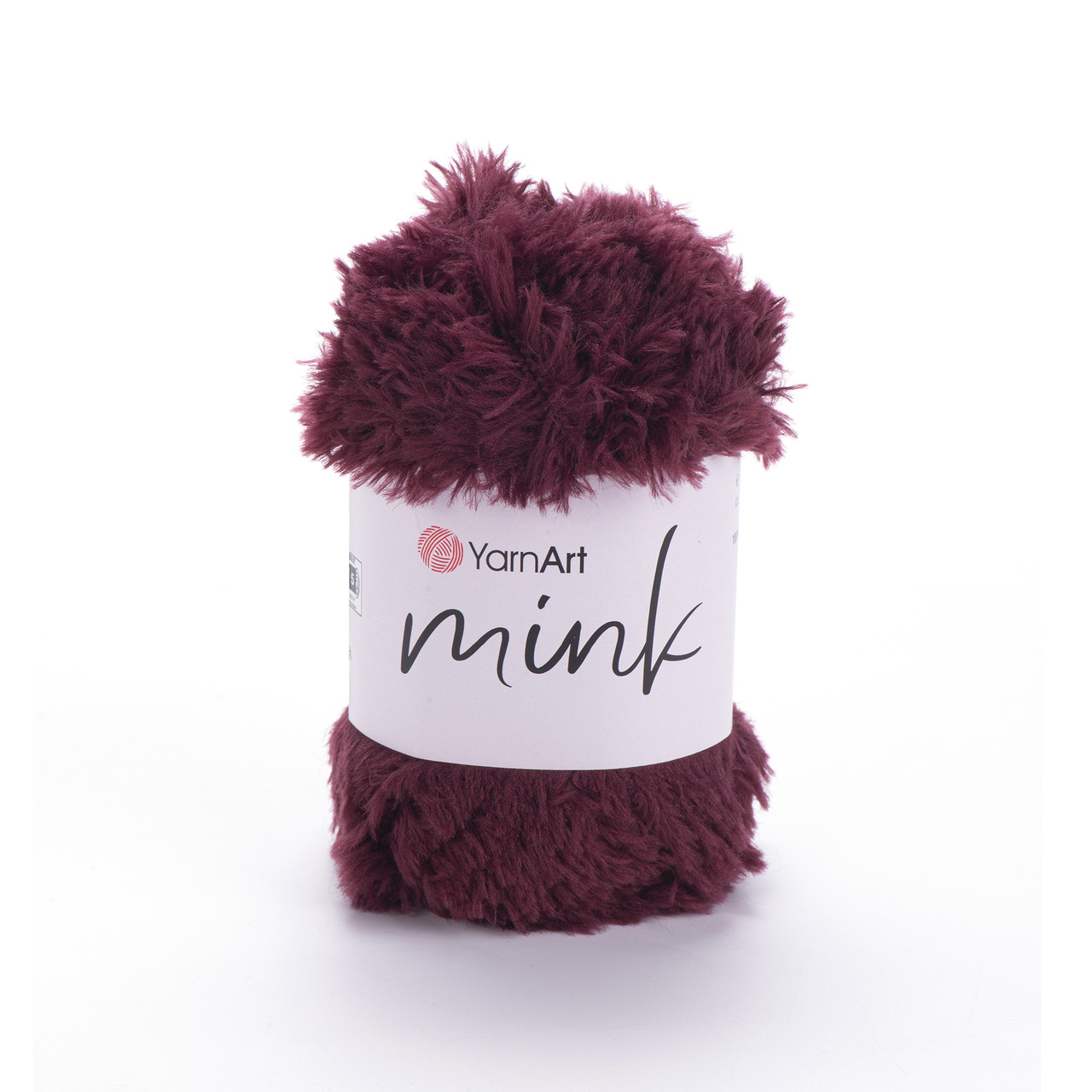 Пряжа Yarnart Mink № 339 бордо (Ярнарт Мінк), фото 1