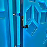 Вуличний біотуалет для людей з інвалідністю, кабінка біотуалет синя (бак 250 л), фото 9