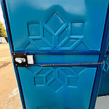 Вуличний біотуалет для людей з інвалідністю, кабінка біотуалет синя (бак 250 л), фото 5