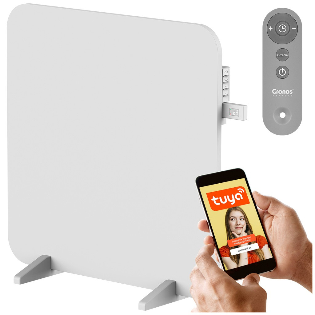 Інфрачервоний обігрівач панель Cronos Titanium CR-500 Wi-Fi, фото 1