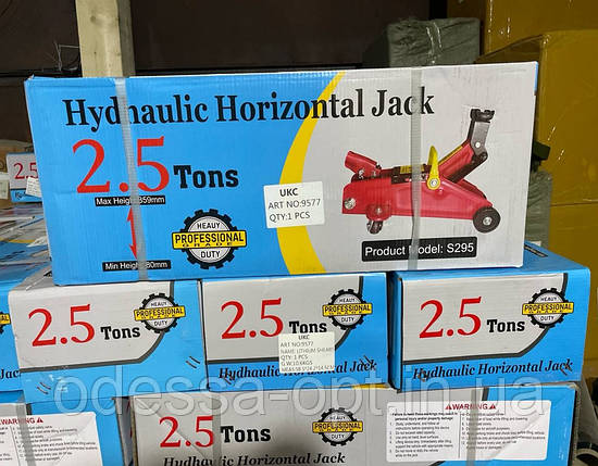 Домкрат підкатний jack 2.5t 10kg S295, фото 1