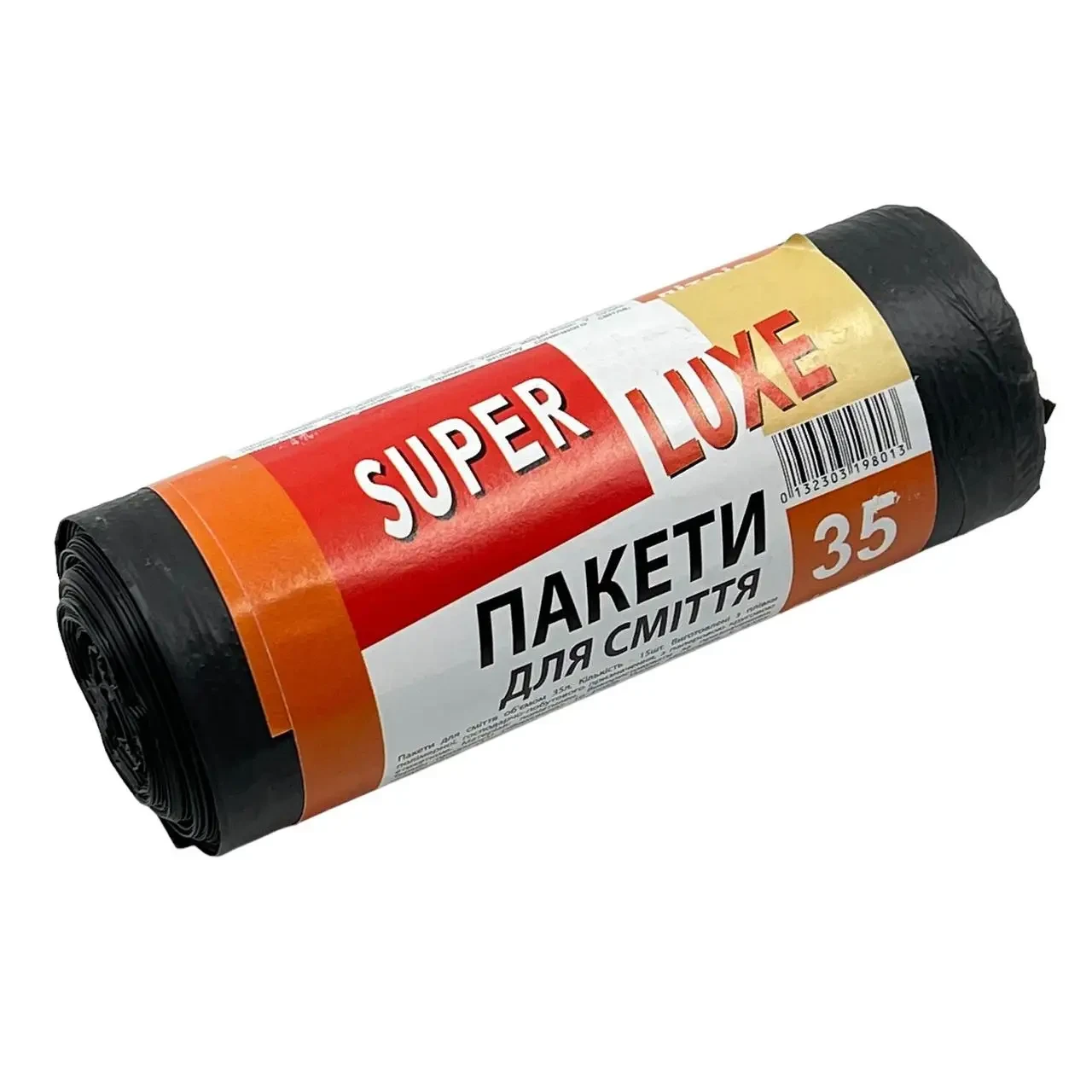 ​Пакет для сміття SUPER LUXE 35л 16 мкм